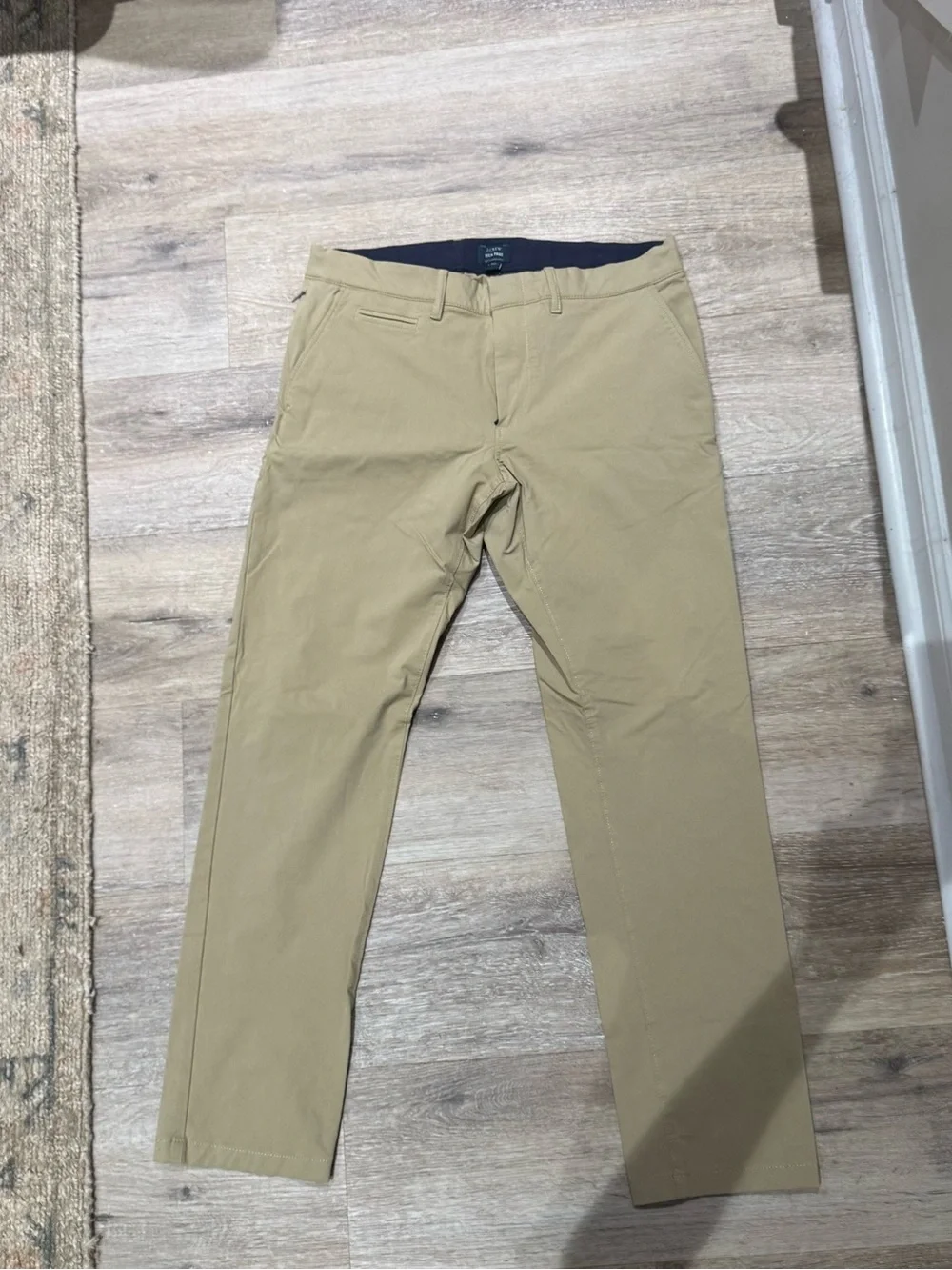 J Crew Men's Khaki Casual Pants - Lightweight Chino